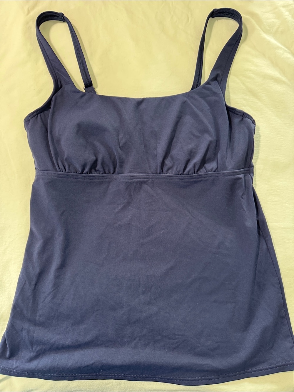 Lands' End Navy Blue Tankini Top